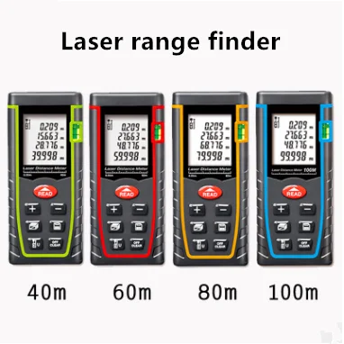 SNDWAY laser distance meter 40M rangefinder trena laser tape range finder build measure device ruler test tool