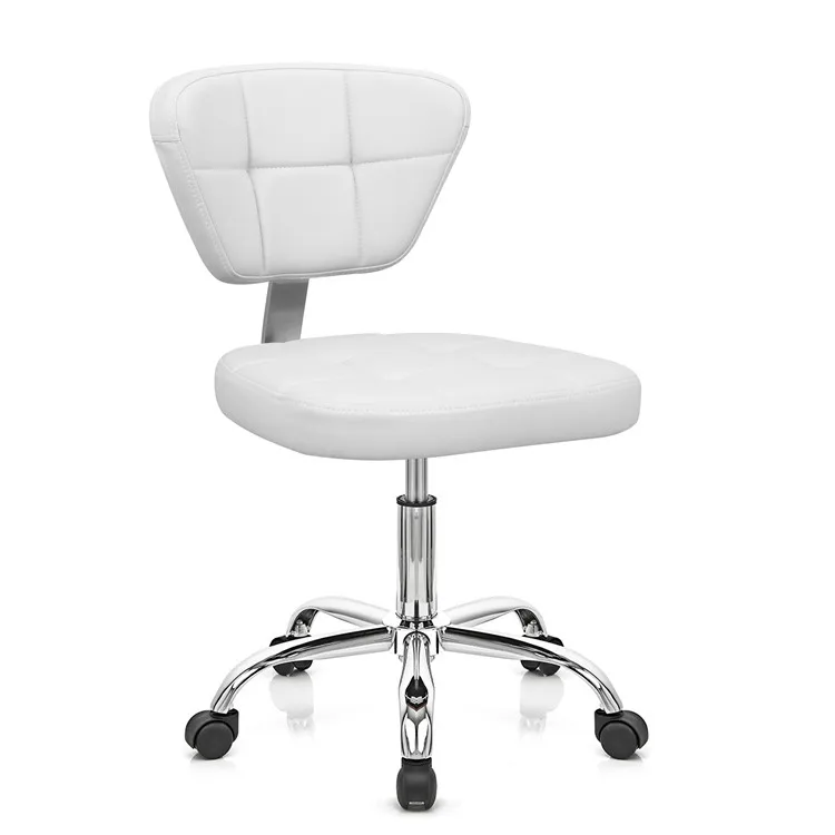 funky design PU seat height back salon shop stool