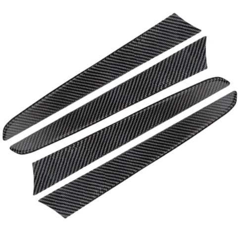 Car Styling For Audi Q5 Q3 2010-2017 Carbon Automobile Control Door Handle Stripe Cover Trim