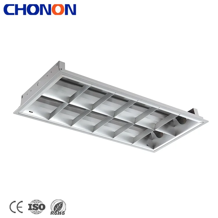 Modern Price Office Decor Parabolic Aluminum Reflector Grille Lamp