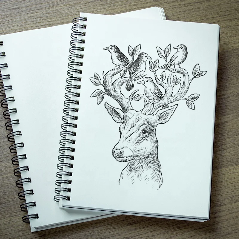 
100 Sheets 90gsm premium quality paper for drawing art sketch pad 