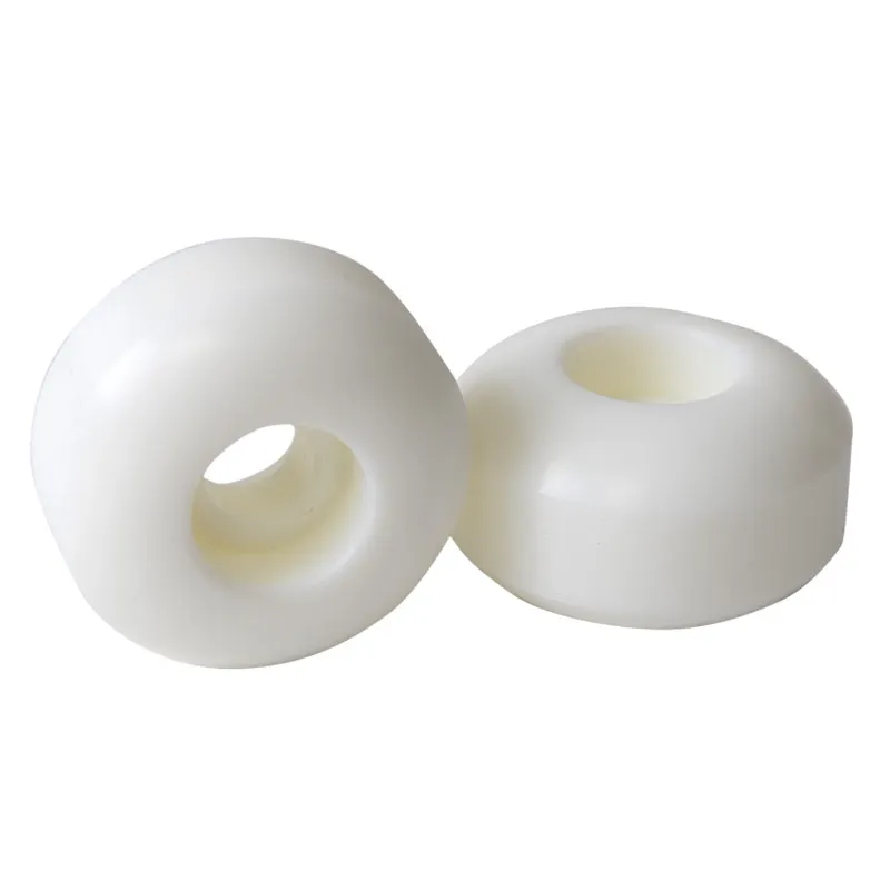 China cheap black white 95A 52mm Blank PU Custom Skateboard skate board Wheels