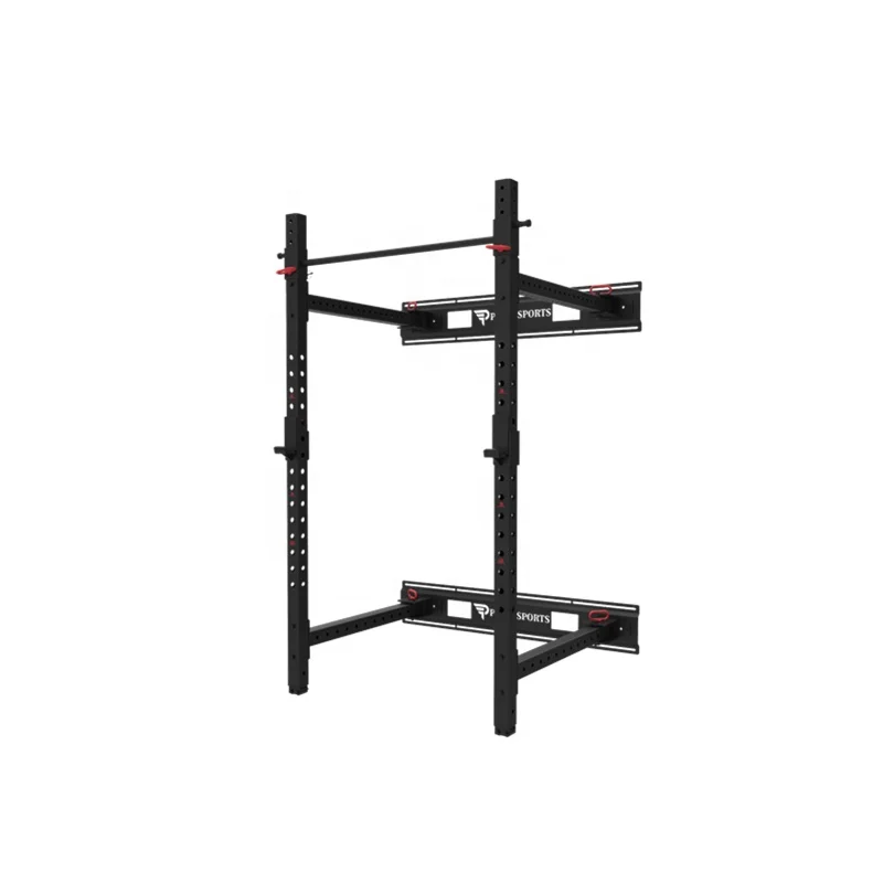 Прямая Заводская поддержка, вспомогательное оборудование для тренажерного зала, складная стойка для половины приседаний