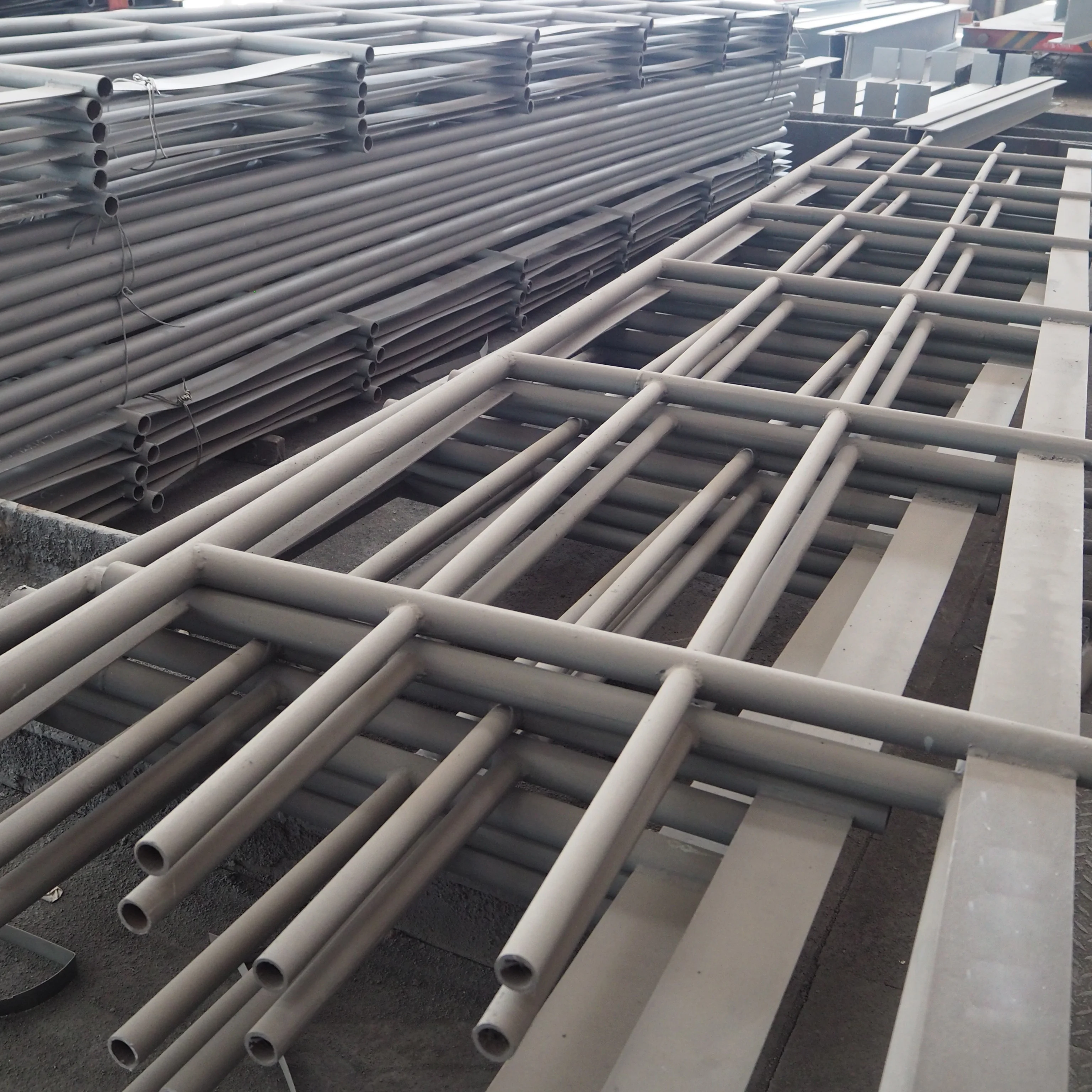 
Modular black stainless steel handrail railing 