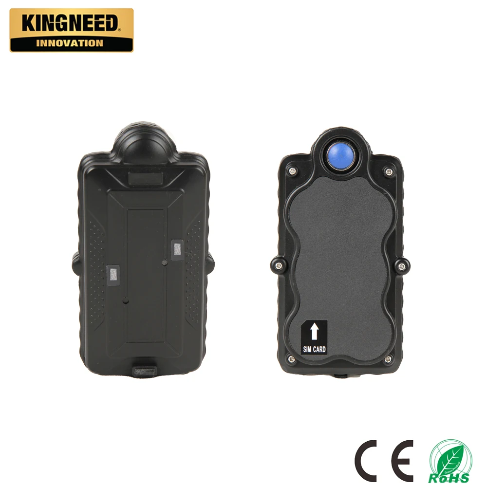 Kingneed TK05 Gps Tracker with Free App and Platform Software for Car Vehicle Container Black Mini Gps Locator 12 Months,1 Year