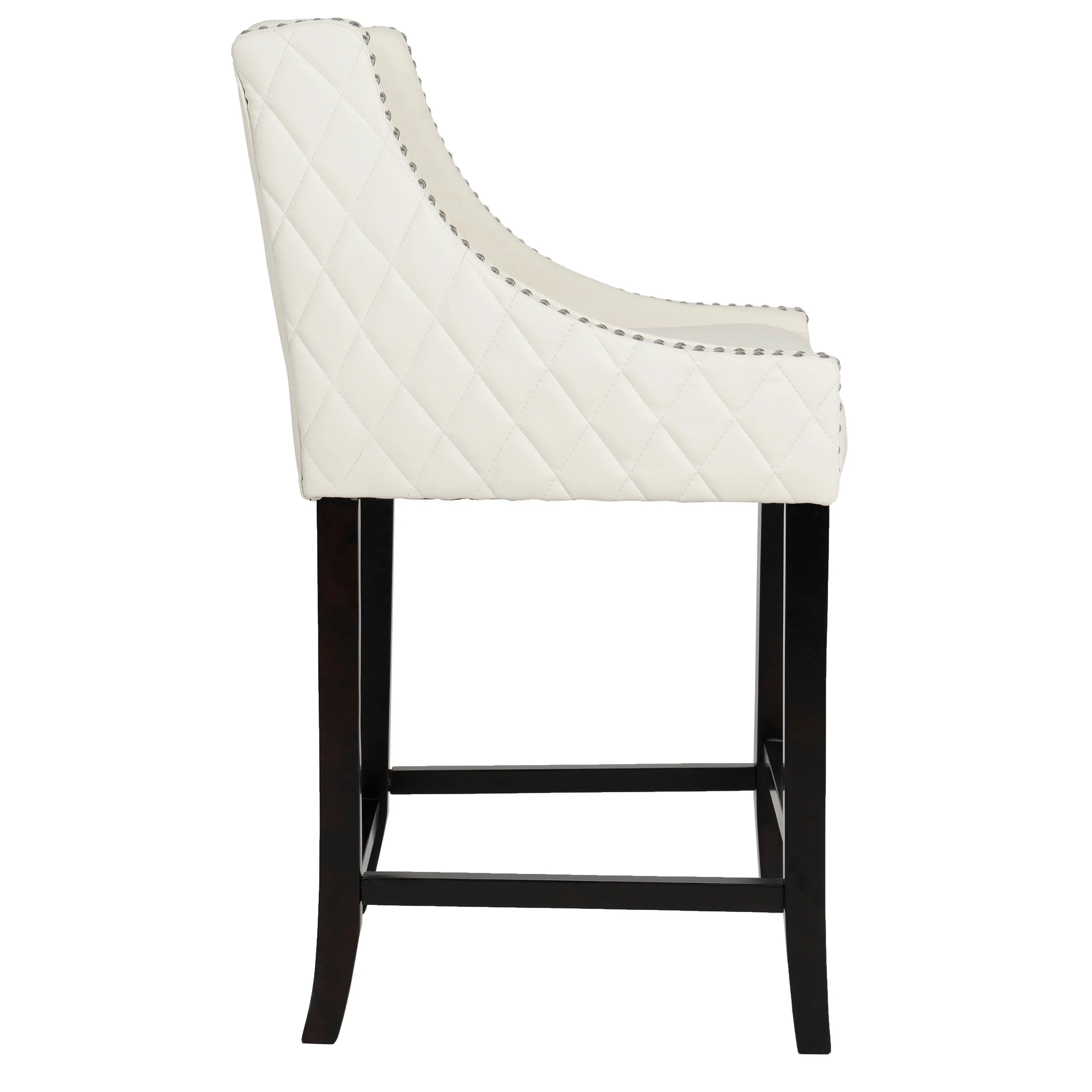 Kitchen Chair White Barstools Gas Strut For With Armrest Swivel Wooden Bar Stool