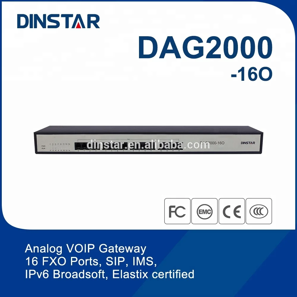Cost-effective 16 ports fxo SIP ATA gateway
