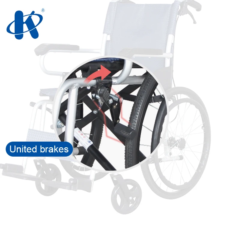 KY872LJ self propelled smaller wheelchairs for short people Light Weight small front wheel Aluminum Manual Wheelchair