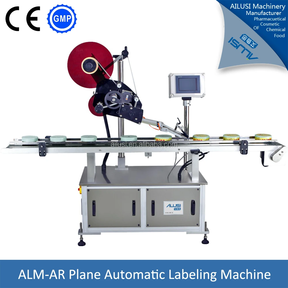 Ailusi ALM automatic side labeling machine, top labeller machine price
