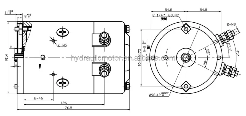 60v 2000w high speed high rpm electric motor