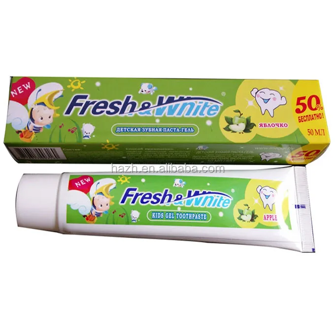 Органическая детская зубная паста, безопасна для младенцев и мягко отбеливает зубы
