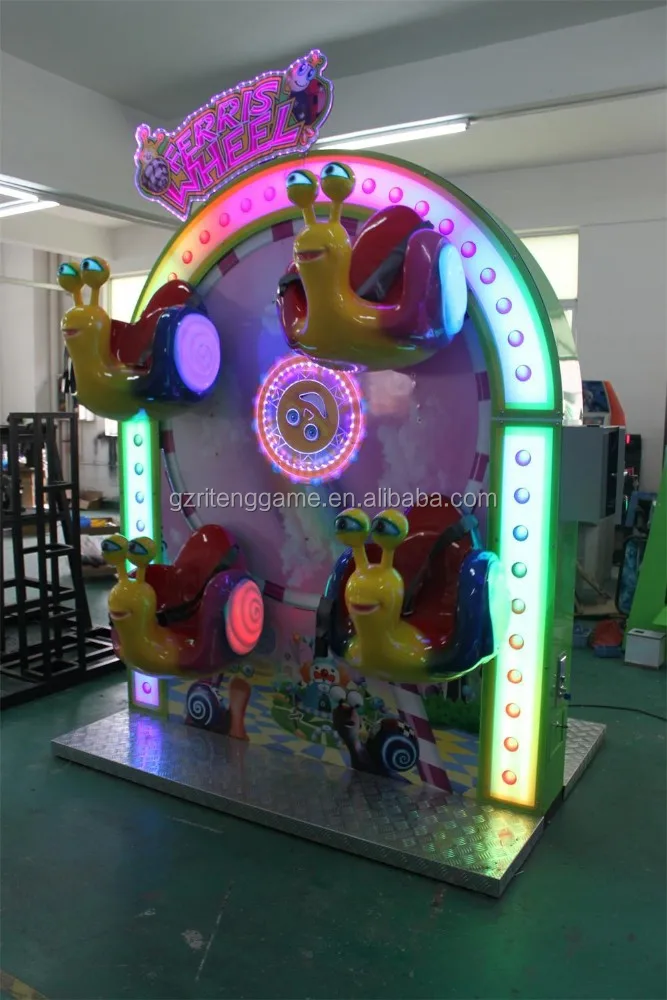 New Kids Mini Ferris Wheel Car Coin Operated game Swing Machine Ferris Wheel Kiddie Ride for Sale