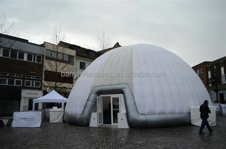 Custom Made Outdoor Events Inflatable Dome Tent For Rental Trade Show Event Tents