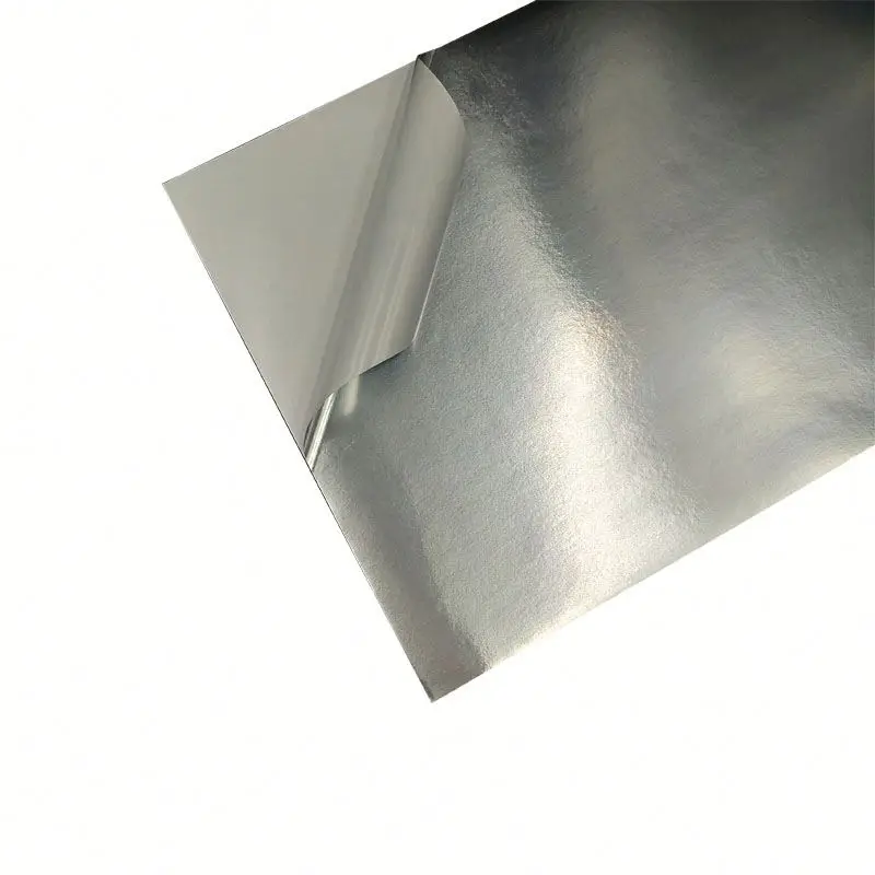 50micron matt silver PET film adhesive mylar for label printing