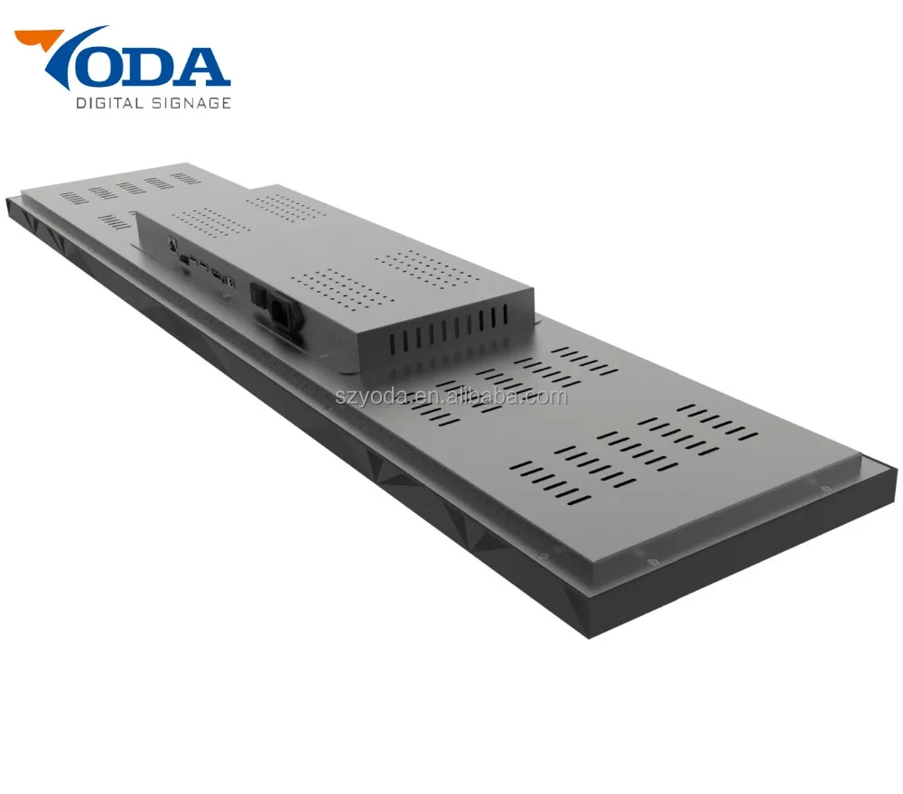 28.6 inch ultra wide lcd advertising display/bar lcd display/stretched lcd display