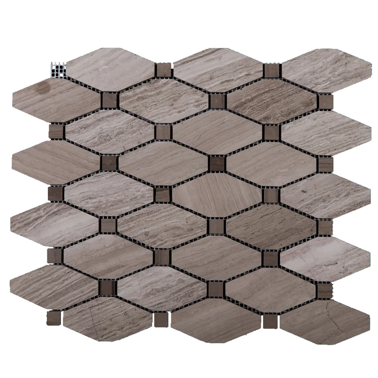 Antique Diamond shaped mosaic tile,Carrara White Backsplash Marble Mosaic Tile,Diamond Mosaic