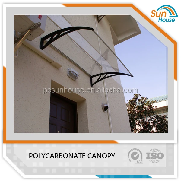 canopy roof Door canopy Polycarbonate awning 100kg support