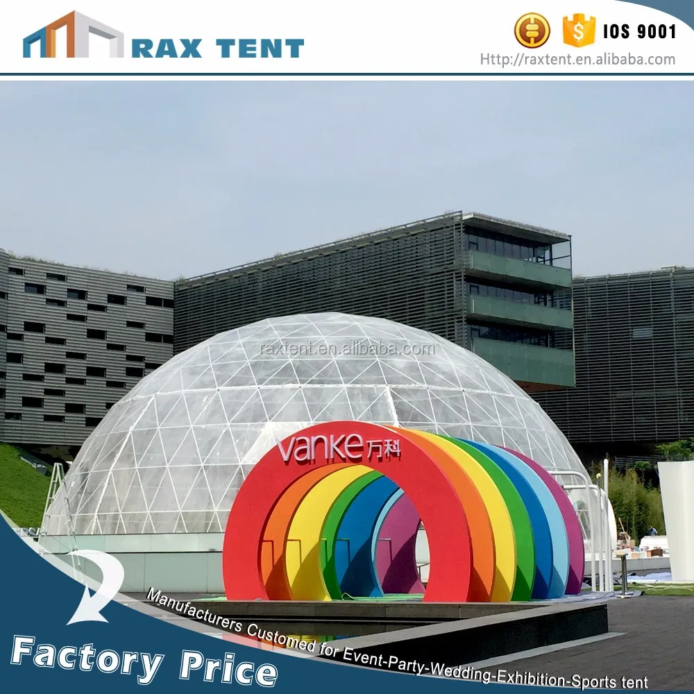 China factory best price 30meter Geodesic Dome Tent for event party outdoor wedding tent