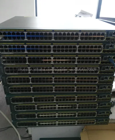 подержанный коммутатор WS-C2960S-48TS-S 10/100/1000 Mbps с 48 портами в наличии
