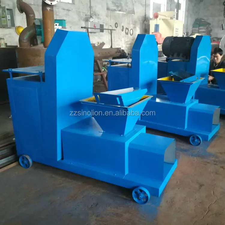 Wood chips peanut shell charcoal briquette machine for thailand
