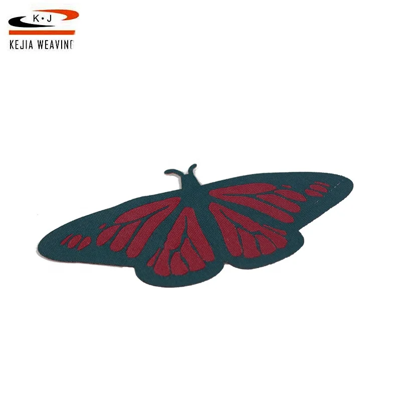 Wholesale Garment Ultrasonic Cutting Cost-Effective Custom Framed Woven Patch