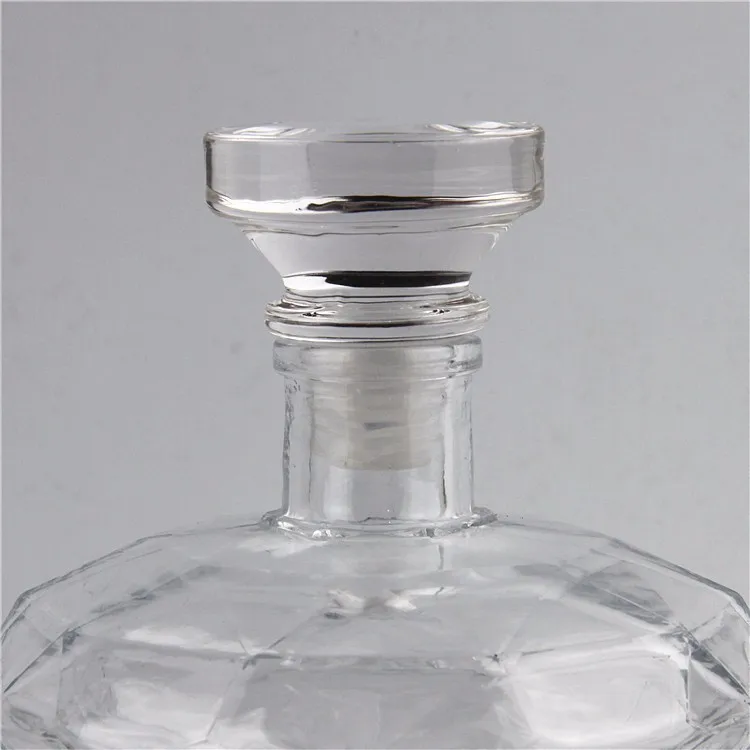 Innovative Whisky Sealed Wine Bottle Stopper Glass Brandy Cork Bottle Stopper Crystal Wine Stopper