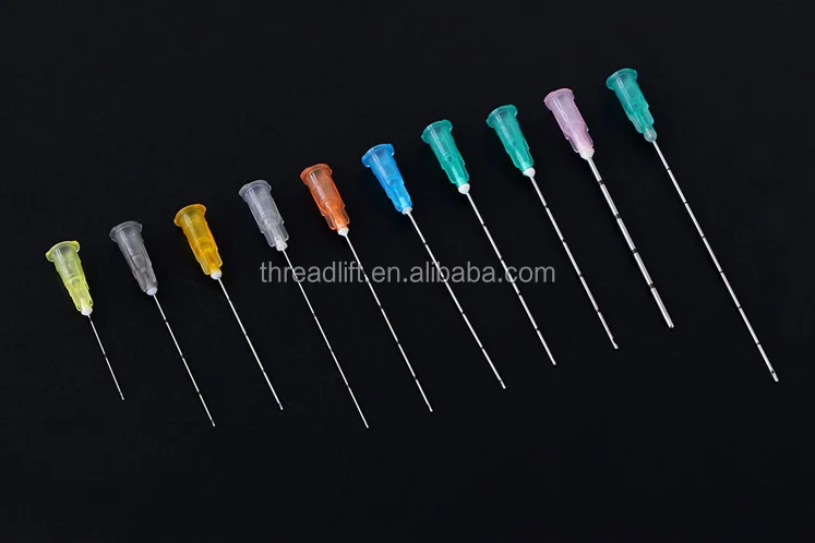 Disposable 27G 38mm micro cannula  for filler injections