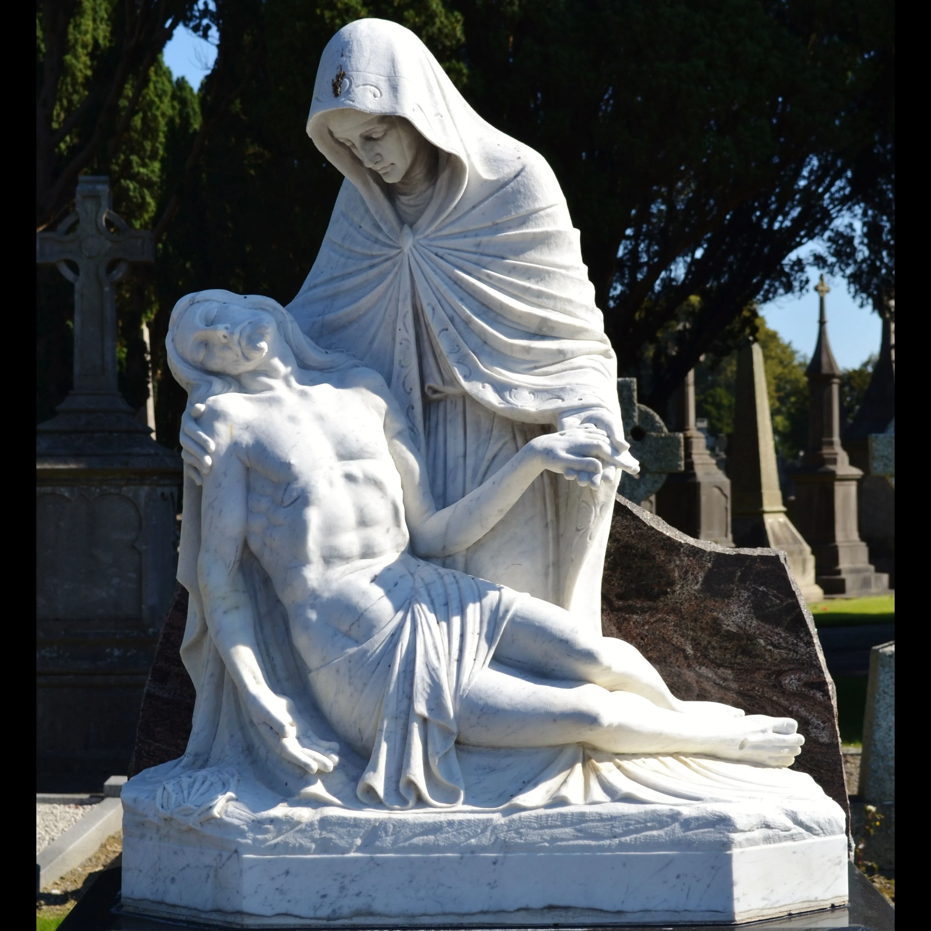 Wholesale Crafts Jesus Mother Virgin Mary Statues Religious Catholic Holy Jesus And Maria Sculpture