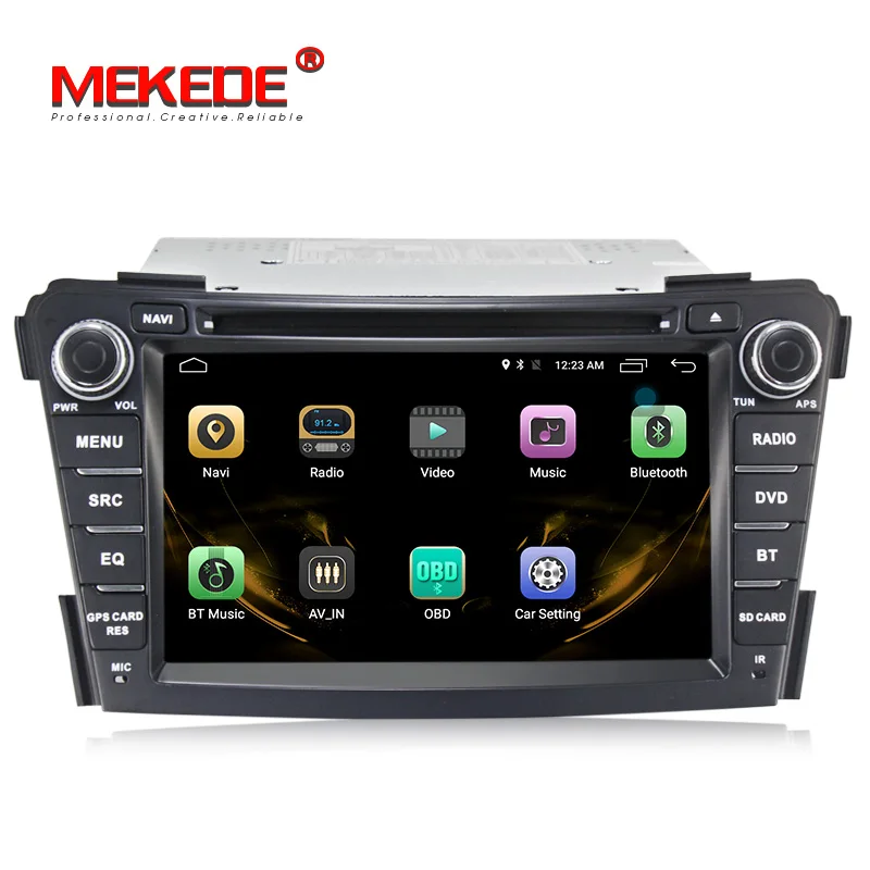 Android 7,1 четырехъядерный 2 + 16 ГБ dvd-плеер автомобиля для Hyundai i40 2016-2011 поддержка 4G LTE wifi навигация amp7851