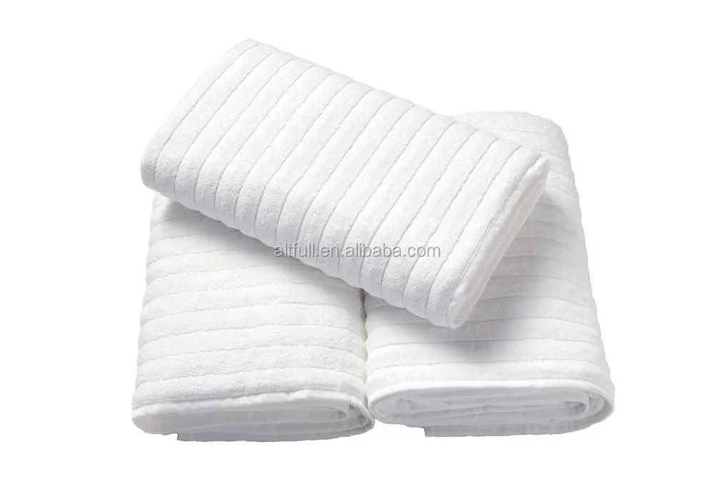 wholesale towels 100% Cotton Jacquard towel Classic Turkish Towels Jacquard Rib Style White Jumbo Bath Sheet