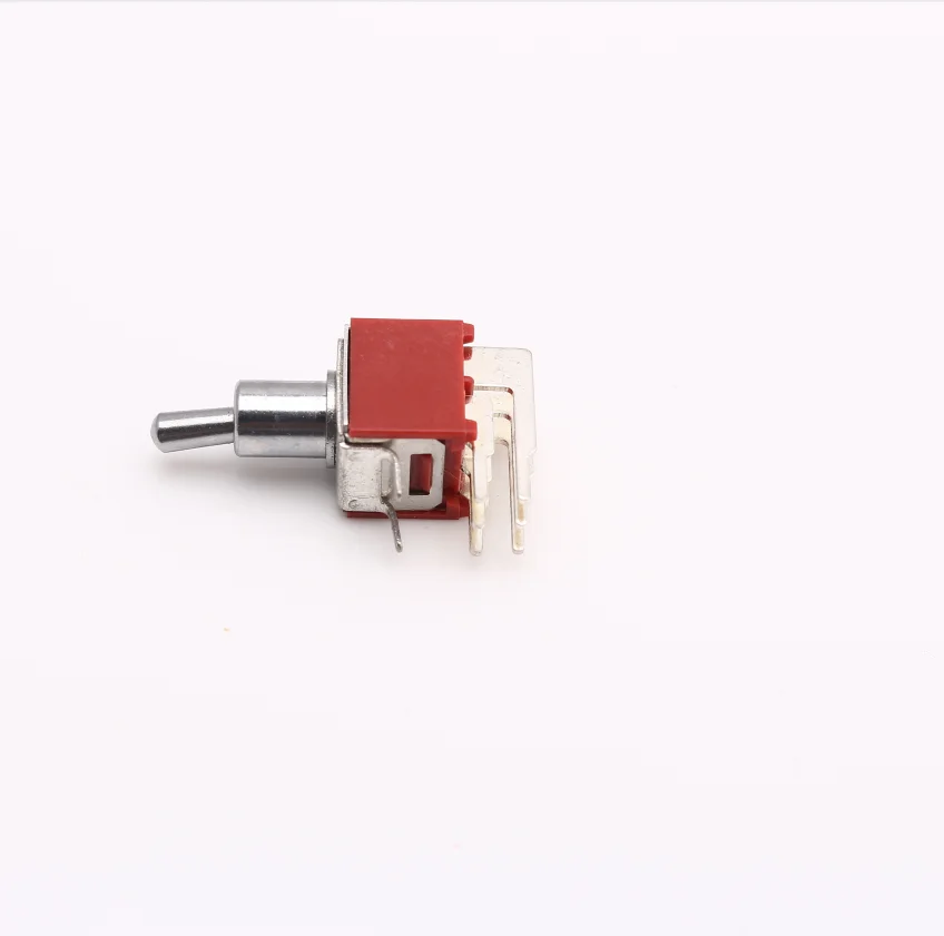 Factory Wholesale DPDT ON-ON 2 Position Horizontal Right Angle PCB Mount Sub-miniature Toggle Switch