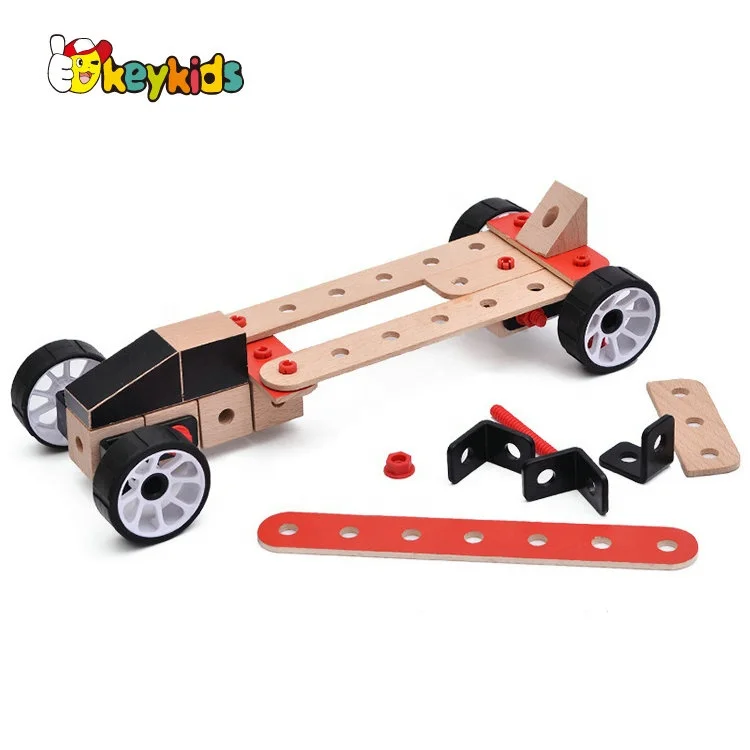 2024 New hottest educational wooden DIY assembly toys for children W03B083