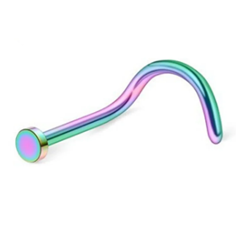 Fast Dispatch 316L Stainless steel  Ring Nose Piercing Stud