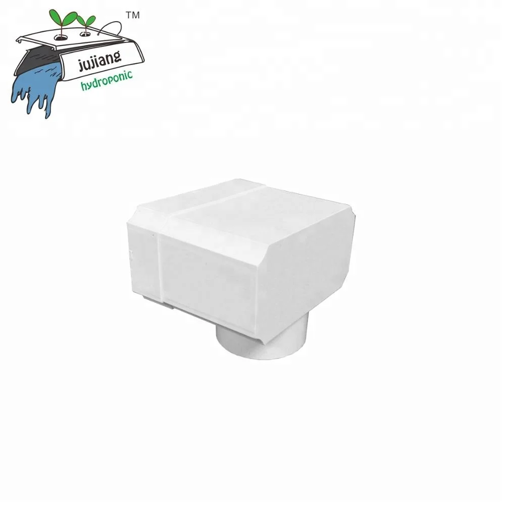 Каналы из ПВХ 100 50 мм и фитинг для гидропонных систем NFT-water out let