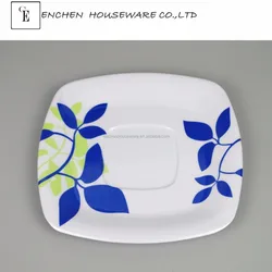 Square   breakfast dishes melamine western  champing  unbreakable dinnerware wholesale set   cheap