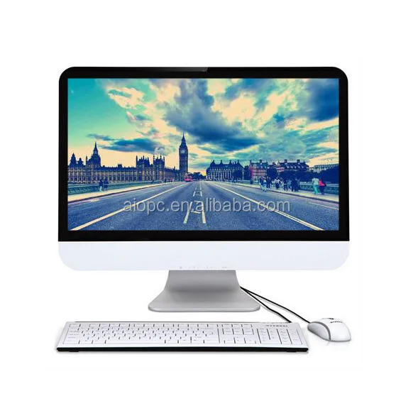 All In One Barebone Pc I7 I5 I3 Desktop Computer Cheap 21.5inch 23.8inch 4g 8g Ram 256g Ssd Gaming All-in-one