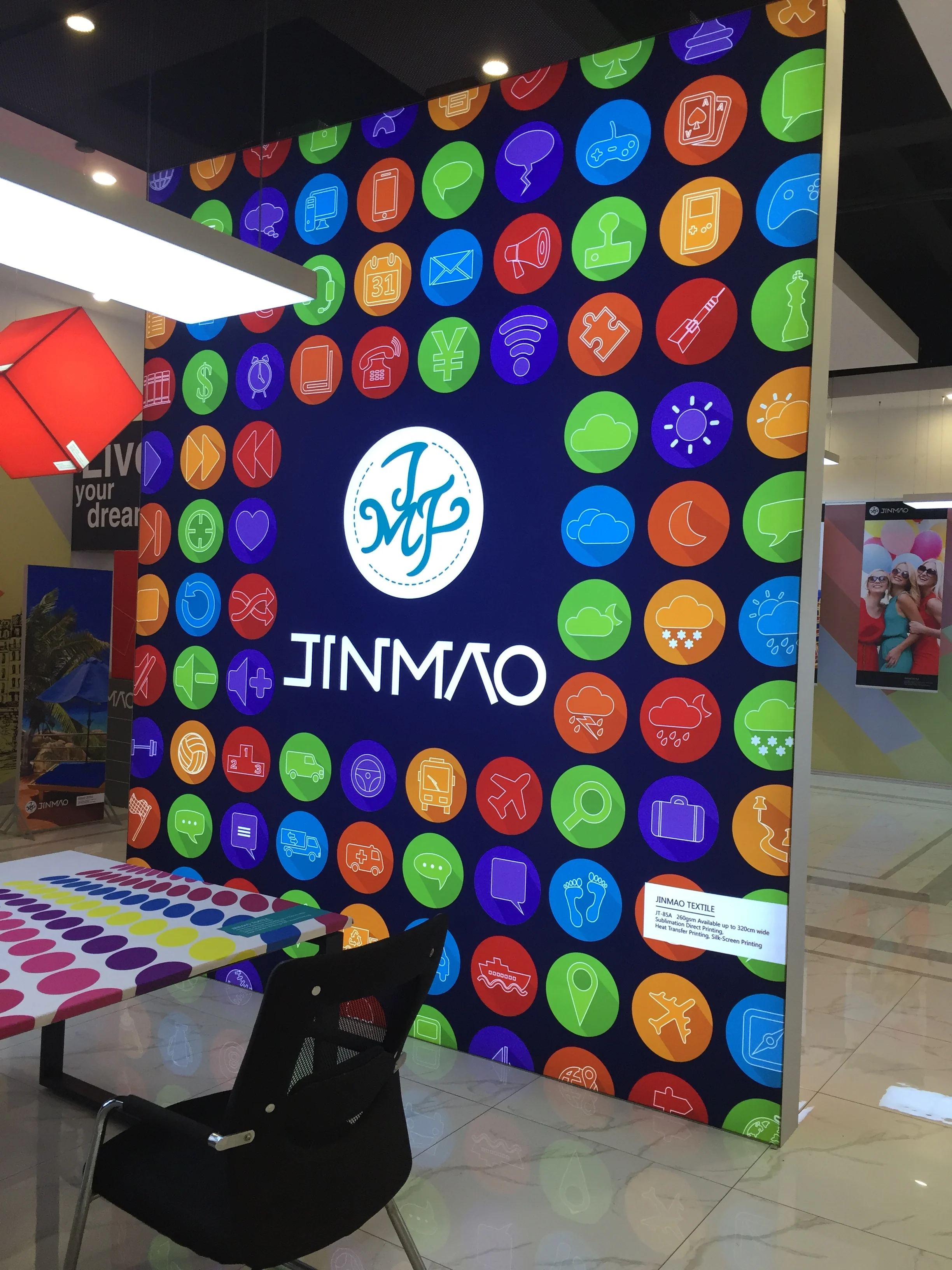 
Popular Backlit Textile Fabric for sublimation direct printing and heat transfer printing apply for indoor large format backlit 