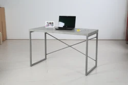 Stylish modern design wood MDF desktop metal legs laptop pc computer desk table  for home office study working