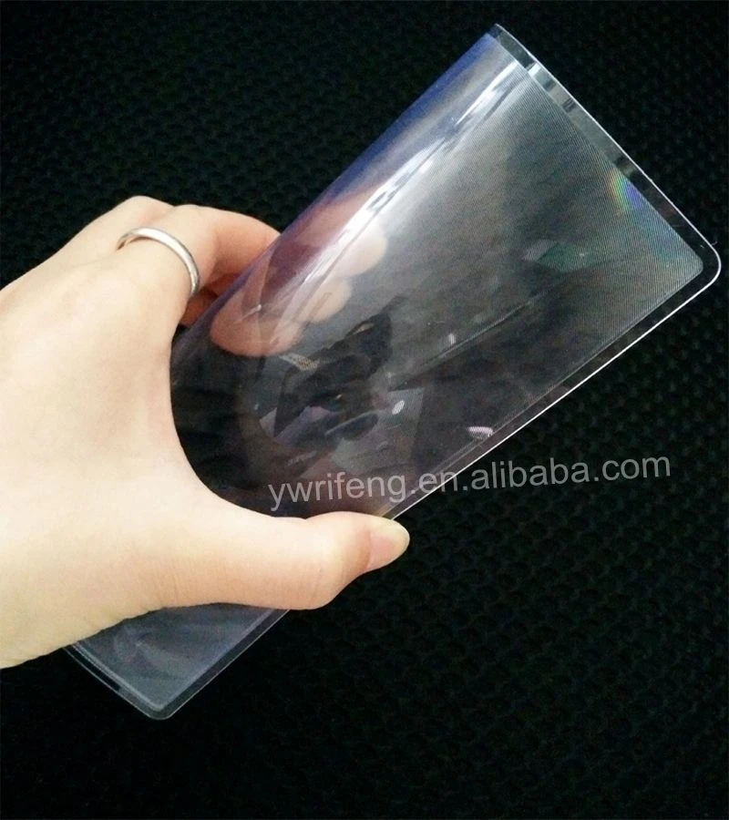 Popular cellphone screen video magnifying glass fresnel lens