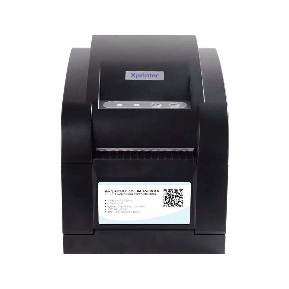Label Barcode Printer For Supermarket Support Multilingual XP350B 56mm