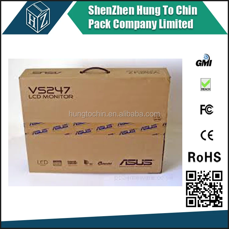 
3 ply corrugated paper cardboard suitcase box with handle 