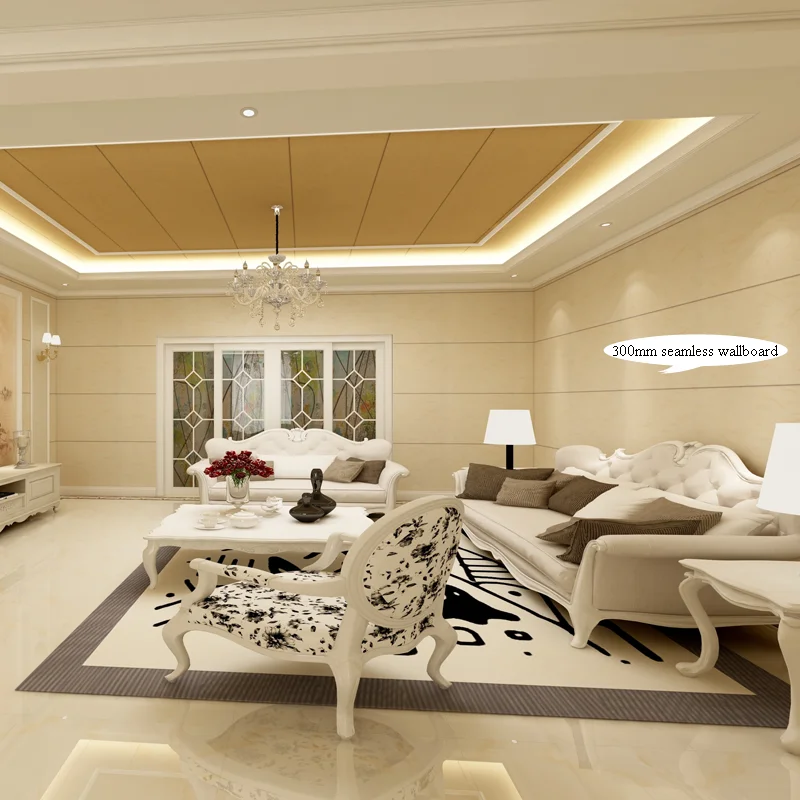 Interior Accessories Building Material 450mm seamless WPC Wall Panel Ceiling