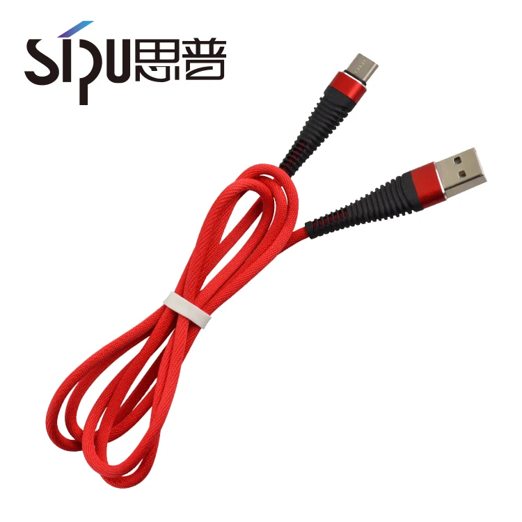 SIPU готовый к отправке высокопрочный Micro USB Type C Дата-кабель для зарядного устройства
