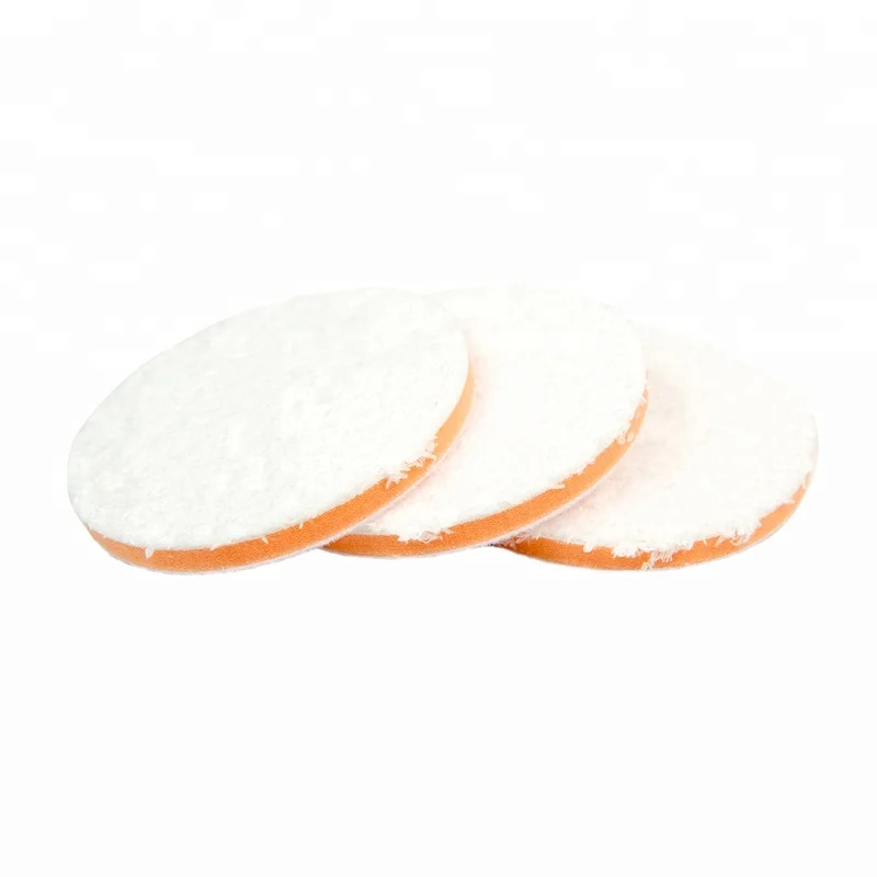 Auto Polishing Waxing 5.5 inch Microfiber Buffing Cutting Pads for Car Detailing