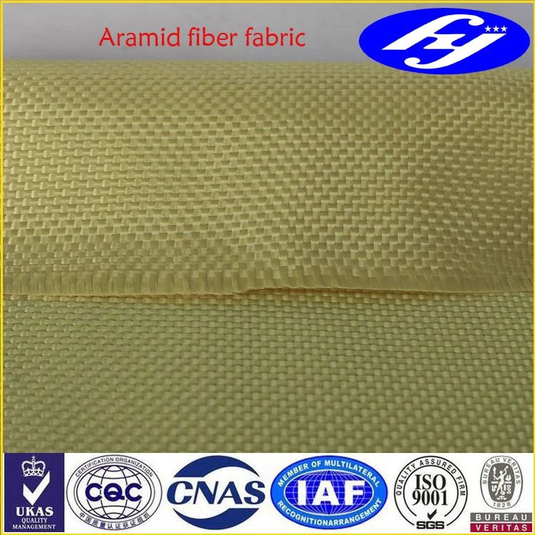 235g plain para-aramid fiber fabric/kevlar fiber fabric for bullet proof vest