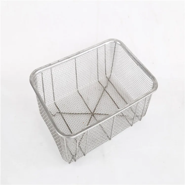metal net Cabinet basket/kitchen drawer basket/wire basket Storage Metal Stainless Steel Wire Mesh Basket For Kitchen