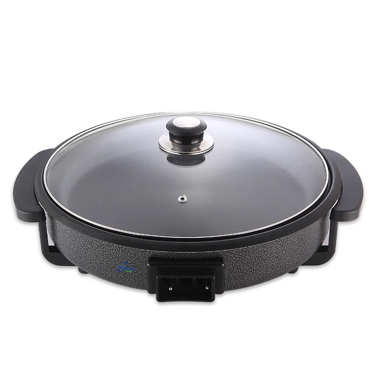 Электрическая кастрюля для пиццы, кастрюля под давлением 14 дюймов с контролем температуры