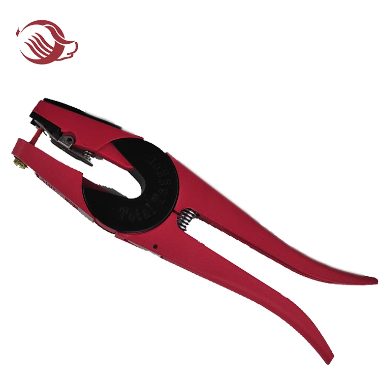 Veterinary Cow cattle sheep pig Plastic single animal tagger applicator plier for sale