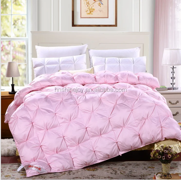 
 Роскошные двойной размер 5 звездочный отель пуховое одеяло/пуховое одеяло с гусиным пухом пуховое одеяло  