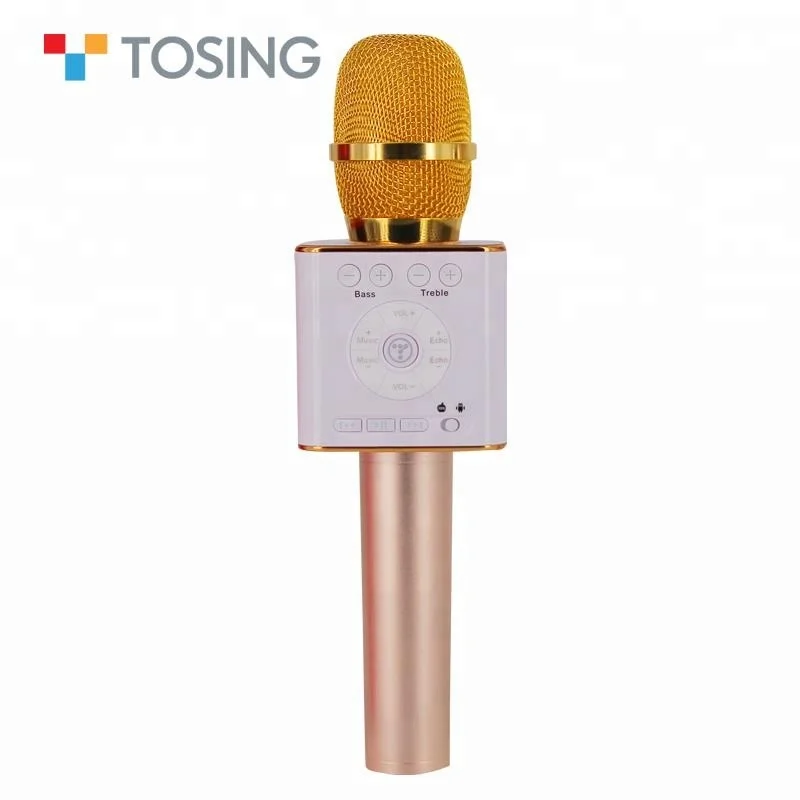 Mini Professional Condensing Wireless Microphone High Quality Sound Microphone Record Songs for Karaoke